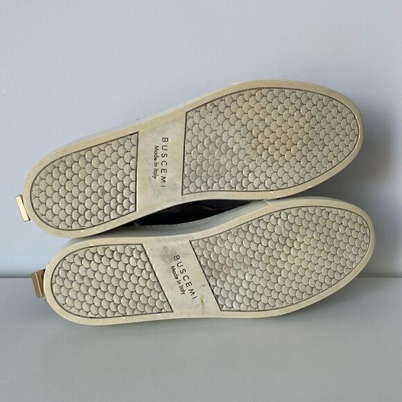 Buscemi Red Velvet Shoes Loafers Slip On Leather Mens Size 44 (US 11) - Picture 4 of 10